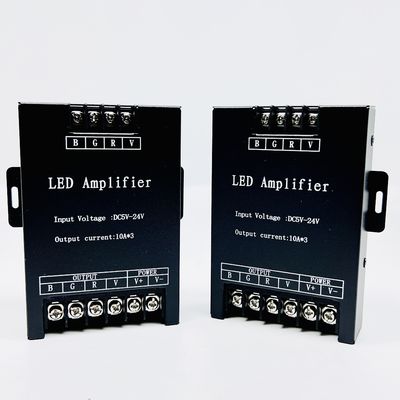 Mudança personalizada da sincronização do amplificador 5V 24V 30A 360W do RGB da tira do diodo emissor de luz