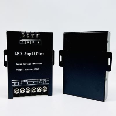 Mudança personalizada da sincronização do amplificador 5V 24V 30A 360W do RGB da tira do diodo emissor de luz