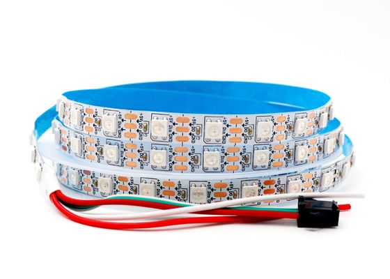 Cor completa de luz de tira DC5V do pixel do diodo emissor de luz de WS2812 IC RGB programável
