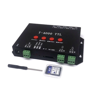 Pixéis programáveis do controlador 4096 do pixel do diodo emissor de luz do RGB com cartão do Sd