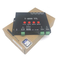 Pixéis programáveis do controlador 4096 do pixel do diodo emissor de luz do RGB com cartão do Sd