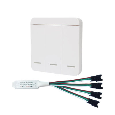 Redutor remoto chave da cor do diodo emissor de luz de 3 RF único para a tira clara de fluxo branca