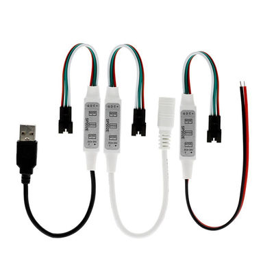 Chave de Mini 3 do controlador do pixel do diodo emissor de luz de SP002E verificável para a tira de cor mágica WS2811