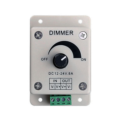 Cor do brilho de Dimmer Switch Adjustable do controlador do diodo emissor de luz da C.C. 12V 8A única