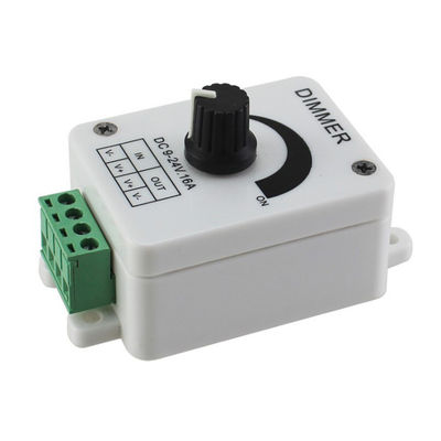 C.C. ajustável 12V 16A de Dimmer Switch do controlador do diodo emissor de luz do brilho para a única luz da cor 5050