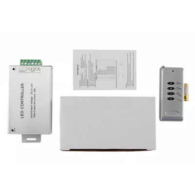 Controlo a distância sem fio chave do controlador DC12V do diodo emissor de luz RGB do RF 4 para a luz de tira do diodo emissor de luz