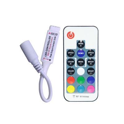 17 telecontrole sem fio do RF do canal chave do diodo emissor de luz Mini Controller 12V 3 para a tira de 5050 diodos emissores de luz