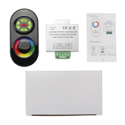 C.C. remota 12V 18A do controlador da tira do diodo emissor de luz do RGB do toque do RF para tiras do diodo emissor de luz do RGB