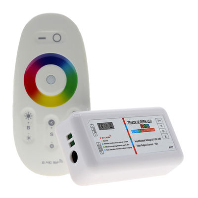 2,4 gigahertz de luz de tira remota do diodo emissor de luz de Dimmable Wireless For do controlador do diodo emissor de luz RGB do toque