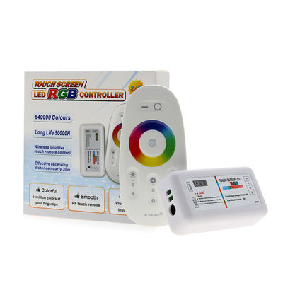 2,4 gigahertz de luz de tira remota do diodo emissor de luz de Dimmable Wireless For do controlador do diodo emissor de luz RGB do toque
