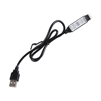 Mini controlador USB 5V LED com 3 teclas para LED RGB Color Strip Light