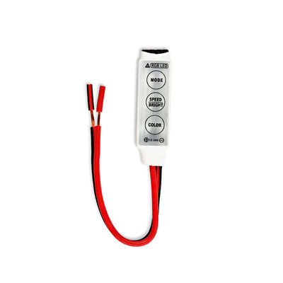 Manual do botão da chave 3 do diodo emissor de luz Mini Controller 3 da C.C. 24V para a luz de tira da cor de 5050 Rgb