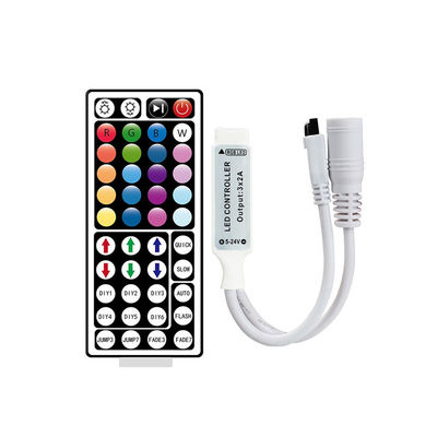 mini controlador do IR de 44 chaves 144W, controlador colorido da tira da luz do RGB