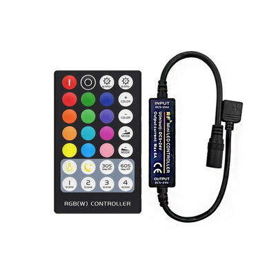 Controlador remoto RGBCCT do diodo emissor de luz RGB da C.C. 5V do RF para luzes coloridas do diodo emissor de luz