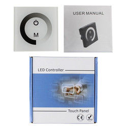 Diodo emissor de luz fixado na parede de 12V 24V que ilumina o interruptor mais não ofuscante para a única luz de tira da cor