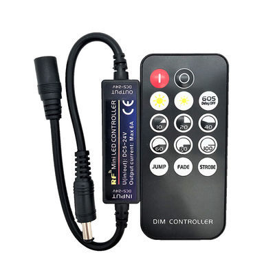 6A sem fio LED minicontrolador RF controle remoto para 5630 luz de faixa de cor única