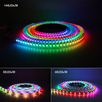 Luzes de tira variáveis individualmente Ws2812 endereçável do diodo emissor de luz da cor 5050 do RGB