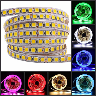 Luzes de tira personalizadas 600leds/M flexíveis do diodo emissor de luz da cor de DC12V 5054 únicas