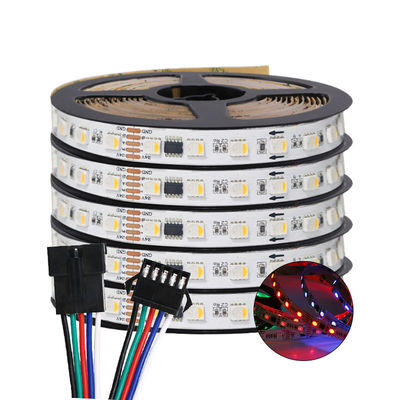 Tira endereçável Smd 5050 Rgbw Rgbww 4 do diodo emissor de luz Dmx512 em 1 para a decoração da casa