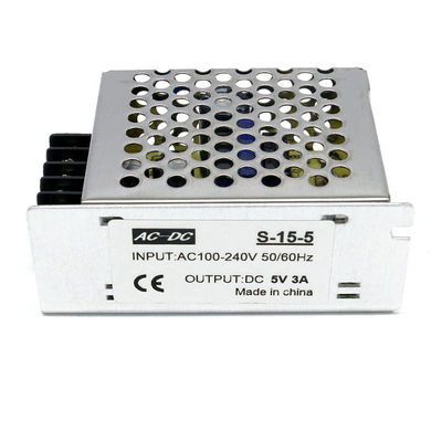 Fonte de alimentação chaveada 15W 5V 3A para driver de fita LED
