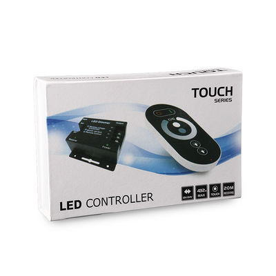 Telecontrole sem fio do toque de Dimmer DC12V do controlador do diodo emissor de luz do RF para a única tira do diodo emissor de luz da cor 3528
