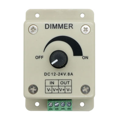 Cor do brilho de Dimmer Switch Adjustable do controlador do diodo emissor de luz da C.C. 12V 8A única