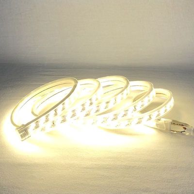 Tira ultra brilhante 220v do diodo emissor de luz de 180leds/M Single Color impermeável para o esboço de construção