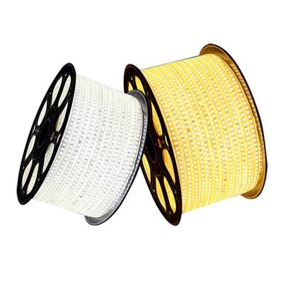 Luz de tira flexível 220V do diodo emissor de luz da única cor 110V IP65 Wanterproof