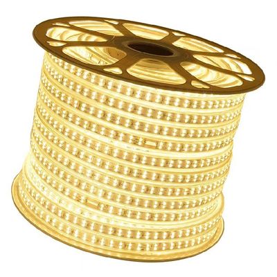 Do destaque claro monocromático da tira da tira 220v de Ac110v grânulos dobro conduzidos única cor da lâmpada da fileira