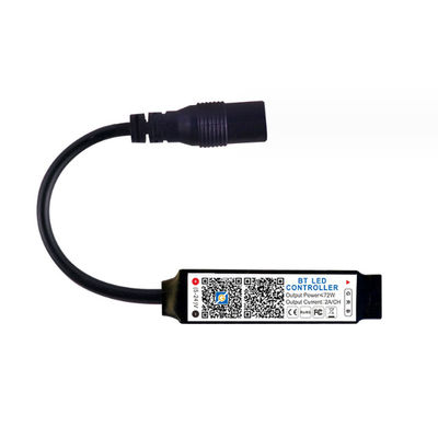 RGB Bluetooth LED Strip Smart Controller com controle remoto de 24 chaves