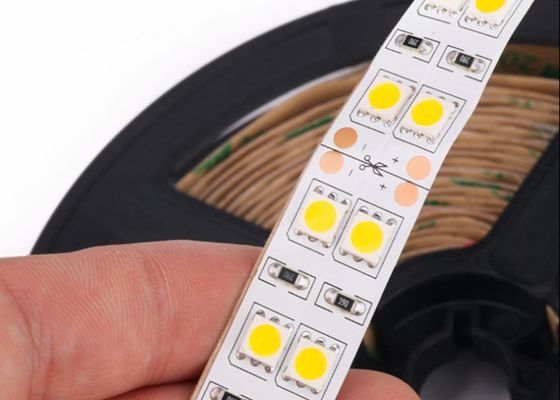 12V DC IP67 Lâmina LED de cor única 5050 Dupla fileira 120LED
