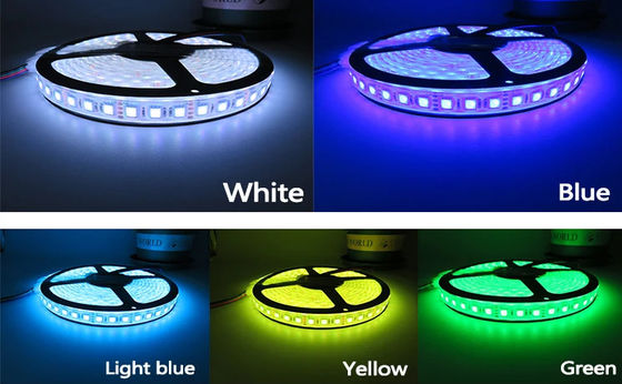 Lâmpada de banda LED RGB de 12 V à prova d'água Smd5050