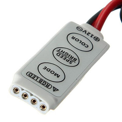 DC 5-24V LED Mini Controller 3 canais para lâmpadas de faixa LED RGB