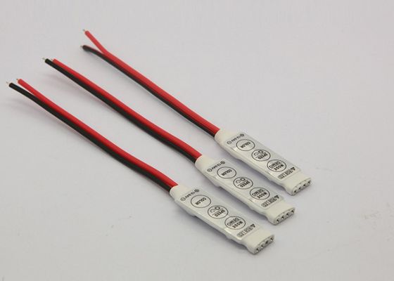 Mini Streaming LED Controlador monocromático RF controle remoto sem fio 12V Luz branca Cavalo de corrida