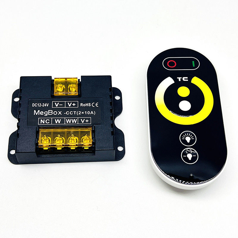 Controlo a distância da C.C. 24V da C.C. 12V de Dimmer do controlador do diodo emissor de luz da temperatura de cor