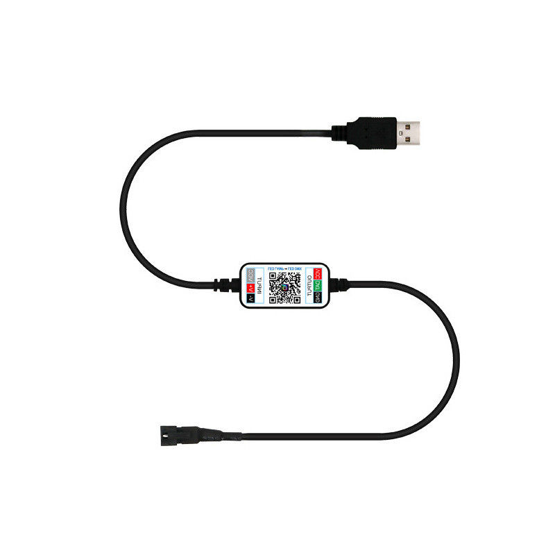 Controle mágico de Bluetooth do App de With USB 5V do controlador do pixel do diodo emissor de luz da cor
