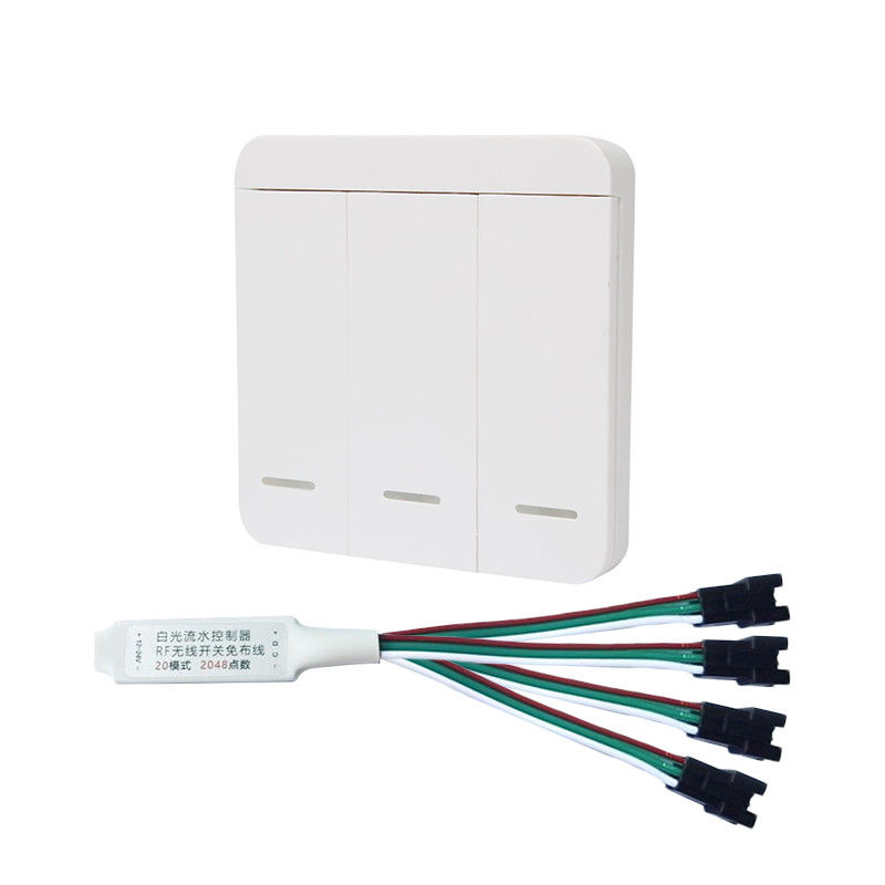 Redutor remoto chave da cor do diodo emissor de luz de 3 RF único para a tira clara de fluxo branca