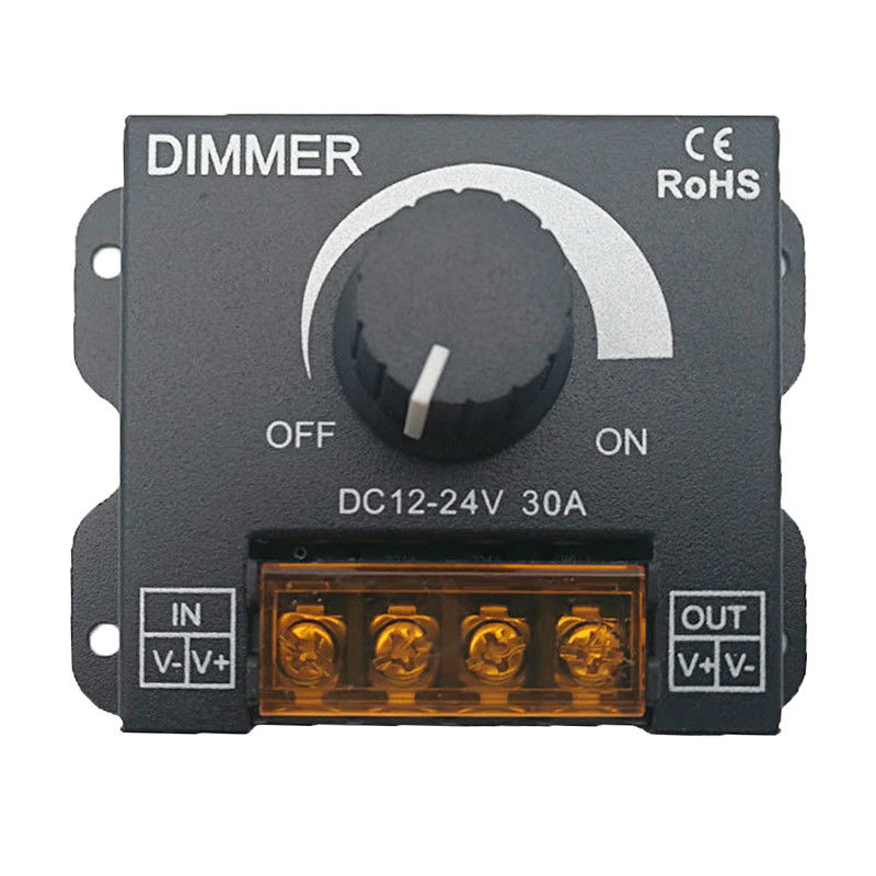30A 12V LED Dimmer Switch Ajuste contínuo de brilho para LED de cor única