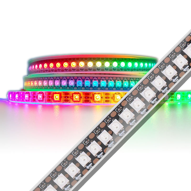 Luzes de tira variáveis individualmente Ws2812 endereçável do diodo emissor de luz da cor 5050 do RGB