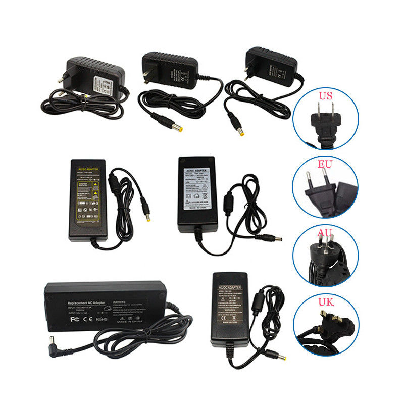 C.A. 100-240V ao tipo Desktop fonte de alimentação 1A de 5.5*2.5m 2A 3A 5A 6A 7A 10A da tomada de parede da C.C. 12V