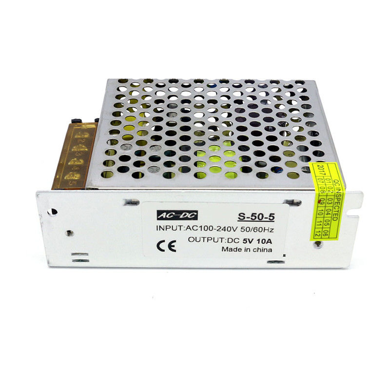 C.A. de comutação 240V do transformador da luz da fonte de alimentação à fonte de alimentação de comutação da tensão da C.C. 5V 10A 50W