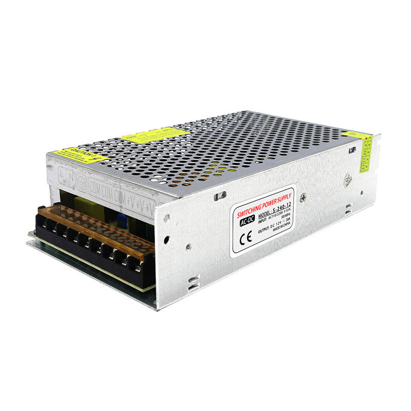 fonte de alimentação de comutação da C.C. de 240W 20A 12V para o diodo emissor de luz que ilumina a movimentação do regulador de tensão
