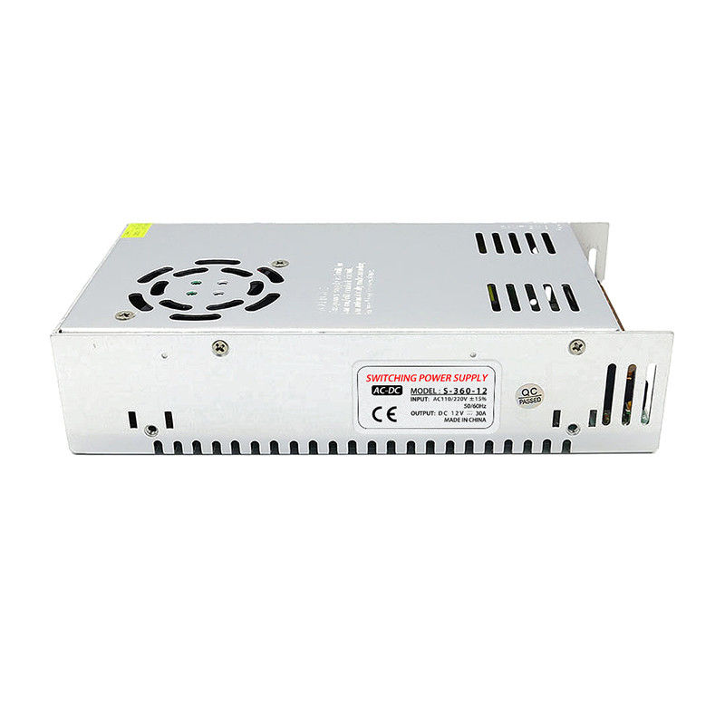 fonte de alimentação do interruptor de 360W 30A para o diodo emissor de luz que ilumina o poder universal da movimentação do regulador de tensão
