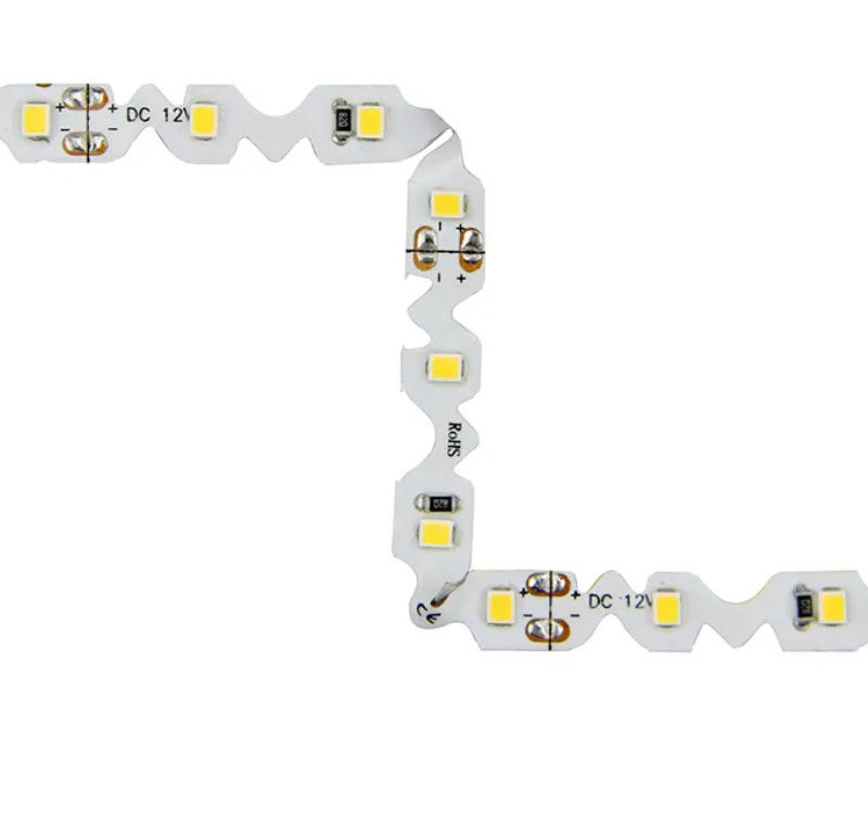 A C.C. 12V S dá forma a dobrável 6W impermeável de Smd 2835 da tira do diodo emissor de luz para a propaganda