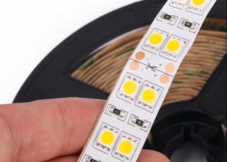 12V DC IP67 Lâmina LED de cor única 5050 Dupla fileira 120LED