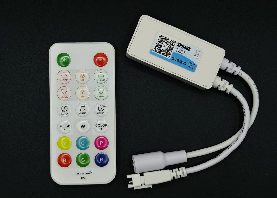 SPI LED Strip Smart Controller WS2811 1903 Bluetooth &amp; Música Para Luz de Faixa de Pixéis LED