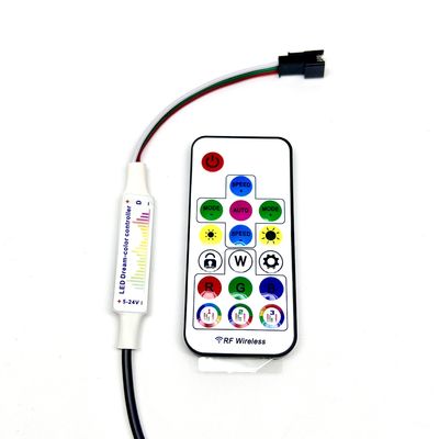 Córrego de corrida de With Multi Color do controlador da música do diodo emissor de luz do pixel 1903LED que respira