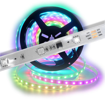 Luzes de tira mágicas DC12V do diodo emissor de luz da cor do pixel IP67 impermeável para exterior